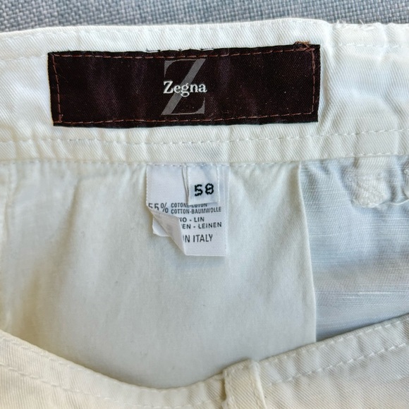 Ermenegildo Zegna Linen Blended Cotton Dressy Shorts - Picture 4 of 10
